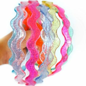 Tiara de dentinho ondulada a duzia atacado