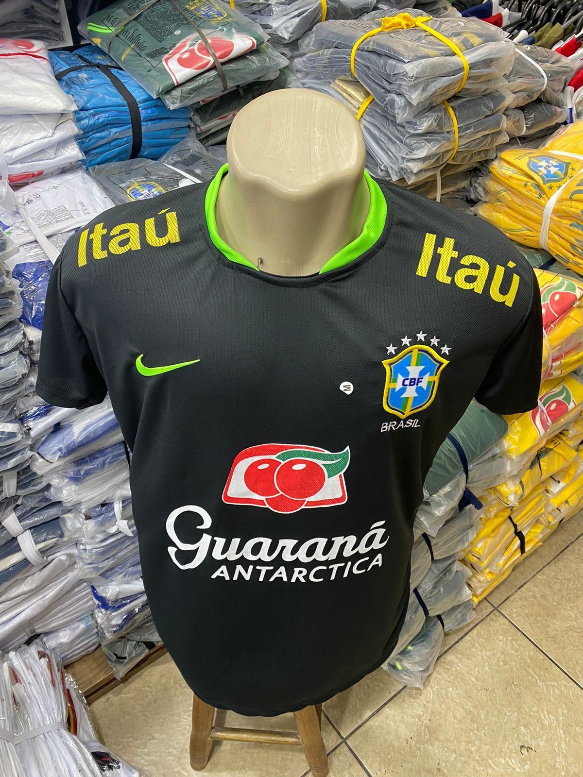 Kit C/3 Camisas de times 1 linha atacado