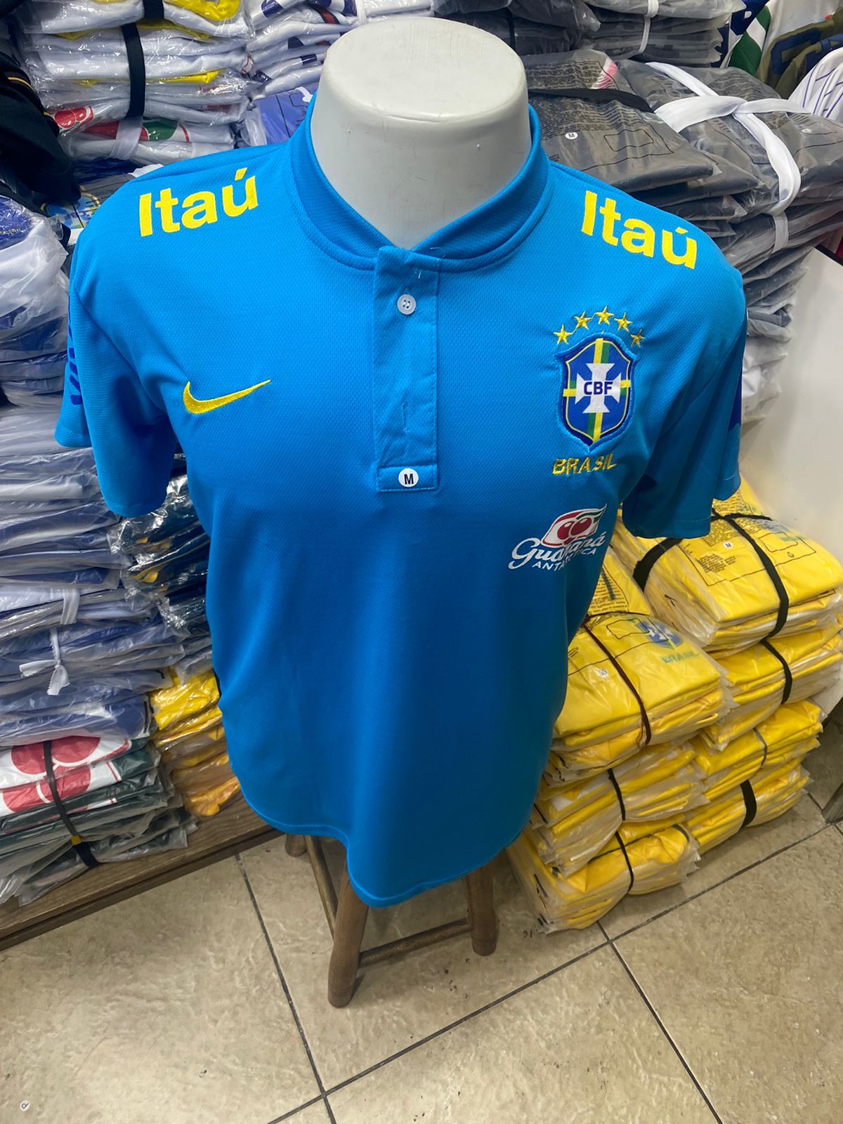 Kit C/3 Camisas de times 1 linha atacado