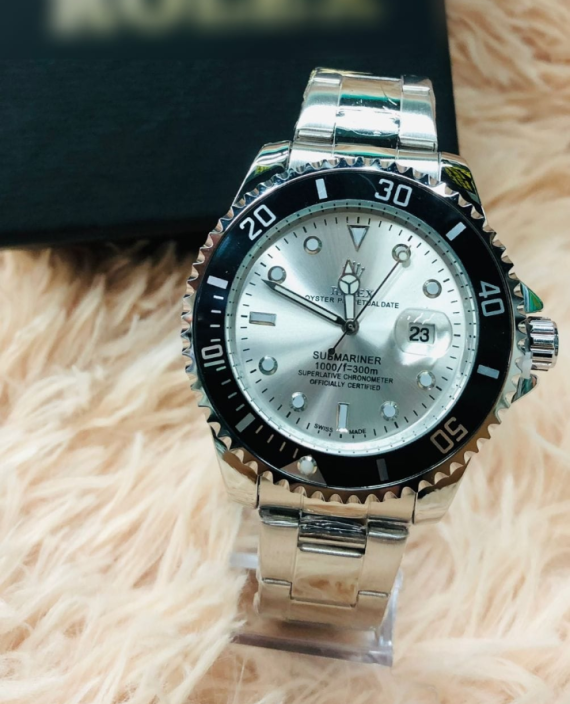 Relógio Rolex no Atacado - Resistente à Água - Pulseira de Aço Inoxidável