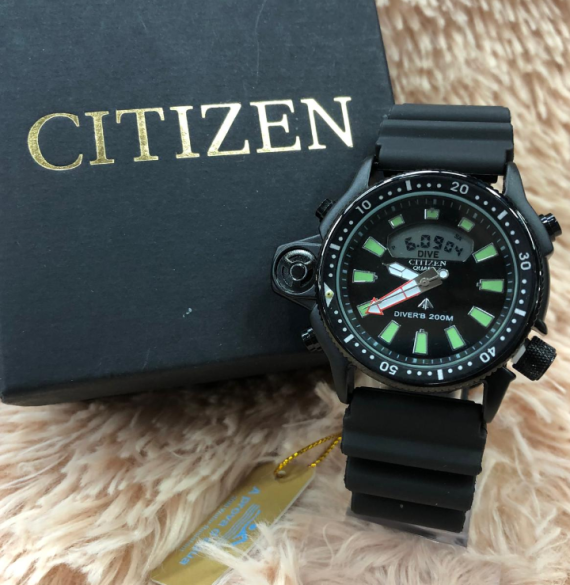 Relógio Citizen Aqualand Black No Atacado