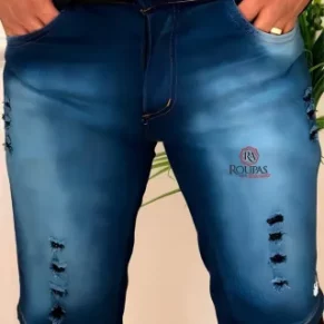 Bermuda Jeans Masculina Lycra para Atacado revenda no