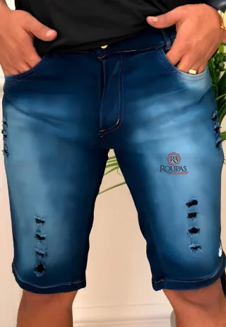 Bermuda Jeans Masculina Lycra para Atacado revenda no