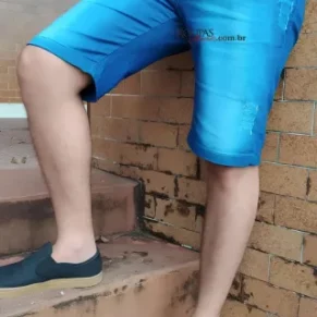 Bermudas Jeans Masculina Slim para revenda no atacado