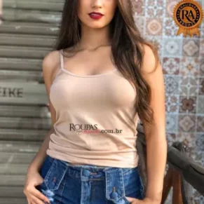 Blusa Segunda Pele Alcinha leve e confortável para atacado revenda no