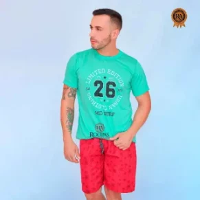 Camisa Gola Careca Masculina de poliéster para revenda no atacado