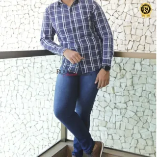 Camisa Masculina Lisa em malha Cacharrel modelo para revenda no atacado