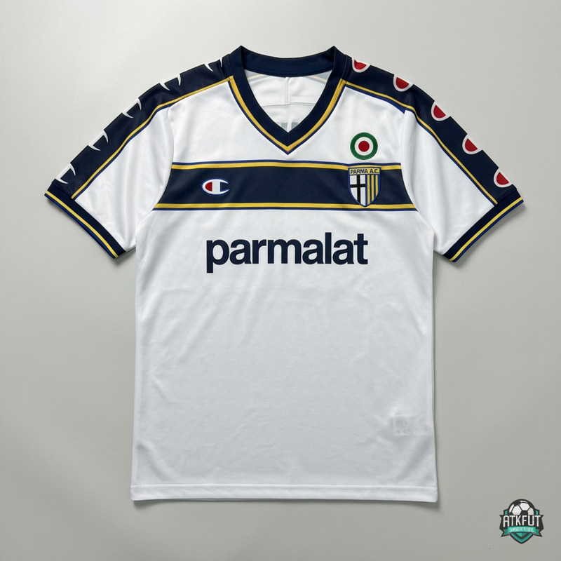 Camisa Parma Retro 2002 frontal para revenda no atacado